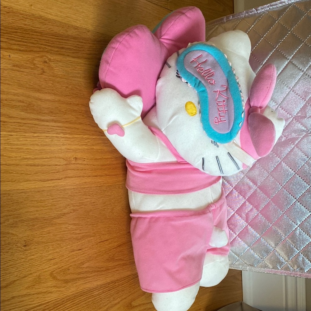 Hello Kitty Pink and White Stuffed Animal